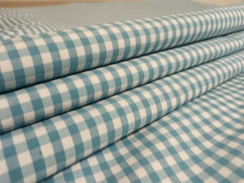 Geruit katoen, 7 x 1,30 m - Textiel - 700 cm - 130 cm -, Antiek en Kunst, Antiek | Tapijten, Tafelkleden en Textiel