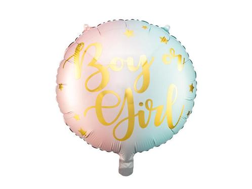 Helium Ballon Boy Or Girl Leeg 35cm, Hobby en Vrije tijd, Feestartikelen, Nieuw, Verzenden