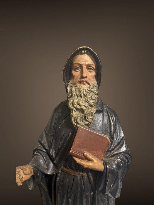 sculptuur, Sint-Antonius van Egypte - 66 cm - Hout - 1780, Antiek en Kunst, Kunst | Niet-Westerse kunst