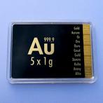 5 gram - Goud .999 - ESG / Valcambi SA - Met certificaat, Postzegels en Munten