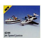 Lego Set - 6344 - Ville - Jet Speed Justice, Nieuw