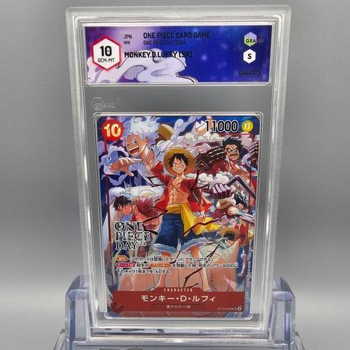 LUFFY {One Piece Day} ST10-006 SR Graded card - Graad 10, Hobby en Vrije tijd, Verzamelkaartspellen | Overige