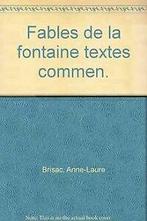 Fables de La Fontaine von Brisac, Anne-Laure  Book, Gelezen, Verzenden