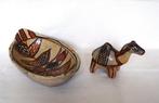 IDEQQI SET 2 aardewerk Berbers Kabyle in terra cotta -