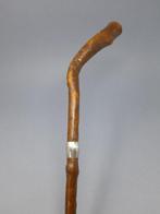 Wandelstok - Wit metaal - Met de hand gemaakt, Antiek en Kunst