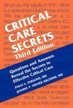 The secrets series: Critical care secrets by Polly E Parsons, Jeanine P. Wiener-Kronish, Polly E. Parsons, Gelezen, Verzenden