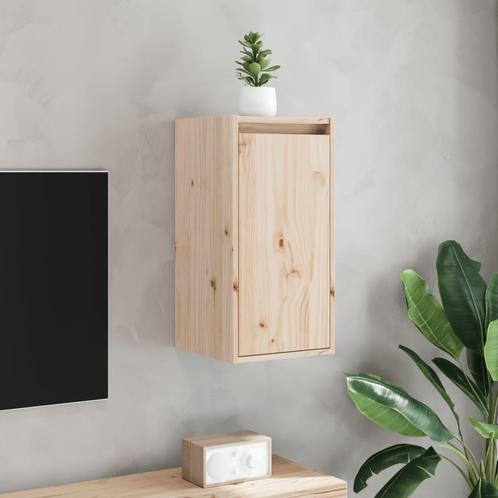 vidaXL Wandkast 30x30x60 cm massief grenenhout, Huis en Inrichting, Kasten | Wandmeubels, Nieuw, Verzenden