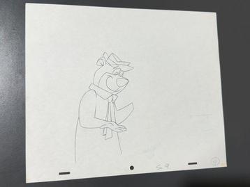 Hanna-Barbera - Dessin danimation original de Yogi lours - beschikbaar voor biedingen