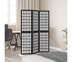 Scheidingswand 3 Panelen Zwart | OP=OP | -68% Korting, Huis en Inrichting, Verzenden, Nieuw