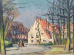 Maurice Van Middel (1886-1952) - Koets te brugge, Antiek en Kunst