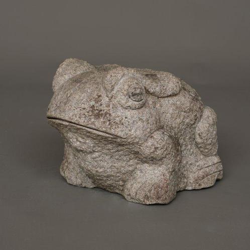 Ornement de jardin grenouille en granit - Granit - Japon -, Antiek en Kunst, Antiek | Overige Antiek