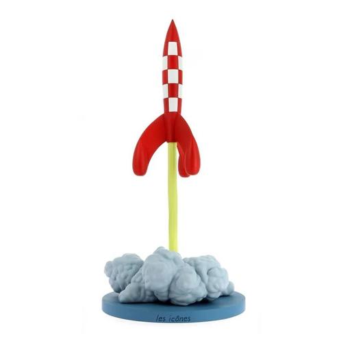 Kuifje Beeld Opstijgende Raket 43 cm, Verzamelen, Stripfiguren, Ophalen of Verzenden