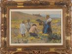 Hugo Poll (1867–1931) - Zomerdag in het veld, Antiek en Kunst, Kunst | Schilderijen | Klassiek