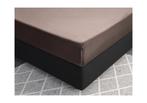 PRIMAVIERA DELUXE Satijnen Hoeslaken Taupe, Nieuw