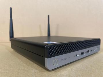 HP Prodesk 600 G5 mini PC, 8GB , 128GB SSD , i3-8100T , Wi beschikbaar voor biedingen