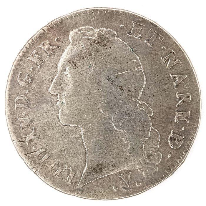 Frankrijk. Louis XV (1715-1774). Ecu 1753 Pau (Zonder, Postzegels en Munten, Munten | Europa | Euromunten