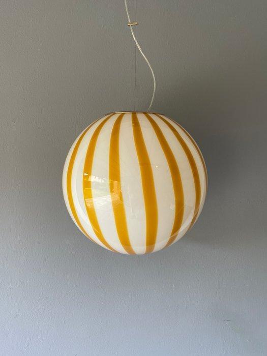 MIMU interior - Kroonluchter - Amber Filigrana Strepen Lamp, Antiek en Kunst, Curiosa en Brocante