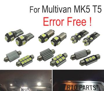 KIT 18 AMPOULES LED INTÉRIEUR POUR VOLKSWAGEN VW MULTIVAN MK, Verzenden