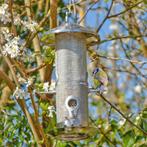 NIEUW - Roestvrij stalen vogelvoederhuisje - small, Dieren en Toebehoren, Vogels | Overige Vogels