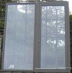 aluminium voordeur , buitendeur , deur 200 x 227 kwartsgrijs, Doe-het-zelf en Bouw, Deuren en Vliegenramen, Nieuw, Ophalen of Verzenden
