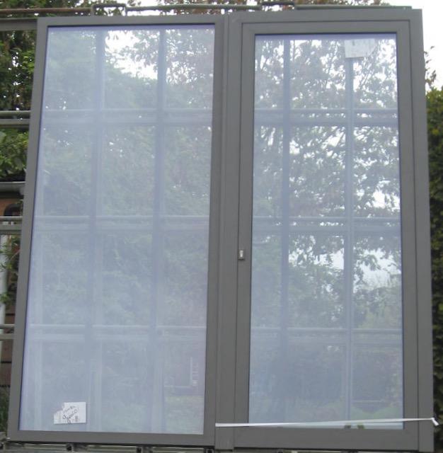 aluminium voordeur , buitendeur , deur 200 x 227 kwartsgrijs, Doe-het-zelf en Bouw, Deuren en Vliegenramen, Nieuw, Glas, Metaal