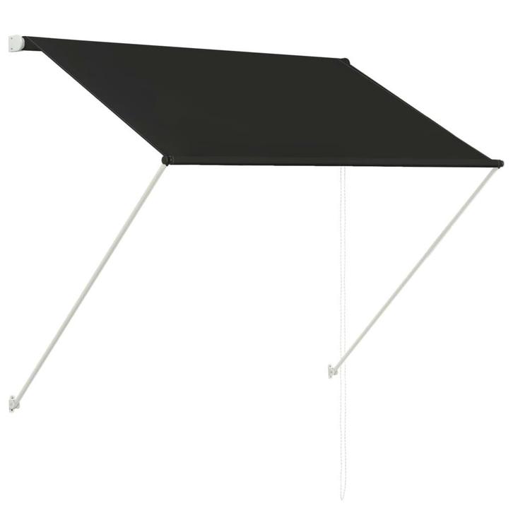 Antraciet Luifel 100x150 - Nu met korting! | Retour Deal, Tuin en Terras, Zonneschermen, Minder dan 250 cm, Nieuw, Uitvalscherm