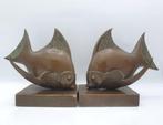 Serre-livres - Bronze - Poissons Art Déco