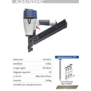 Kitpro basso a28/90-f1 nagelnietpistool op perslucht voor, Doe-het-zelf en Bouw, Gereedschap | Overige machines