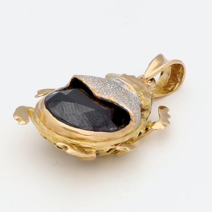 Pendentif - 14 carats Or jaune - Améthyste, Bijoux, Sacs & Beauté, Bijoux anciens