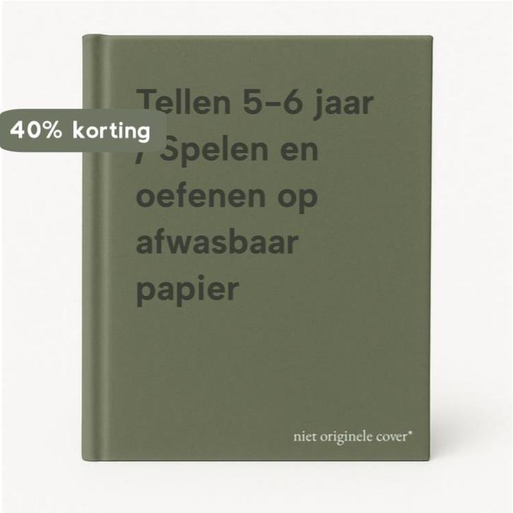 Tellen 5-6 jaar / Spelen en oefenen op afwasbaar papier, Boeken, Kinderboeken | Kleuters, Gelezen, Verzenden