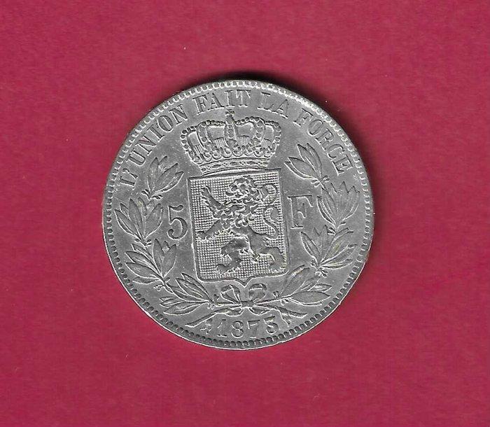 België. Leopold II. 5 Francs 1873 (Zonder minimumprijs), Postzegels en Munten, Munten | Nederland