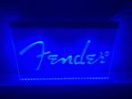 Fender neon bord lamp LED  verlichting reclame lichtbak *BLA, Verzenden