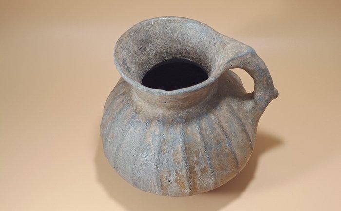 Marlik/Amlash Culture Terre cuite Cruche à côtes Grey-Ware, Collections, Minéraux & Fossiles