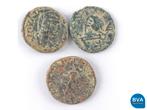Online Veiling: 3 Bronzen munten klein azië (turkije) 2e en