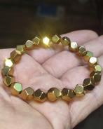 Prachtige pyrietarmband in cadeauverpakking, gratis