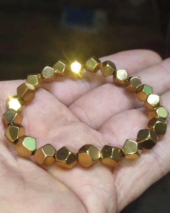 Prachtige pyrietarmband in cadeauverpakking, gratis, Verzamelen, Mineralen en Fossielen