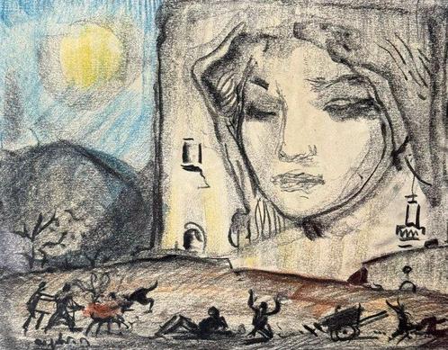 Rubens Capaldo (1908-1987) - Senza titolo, Antiek en Kunst, Kunst | Schilderijen | Klassiek