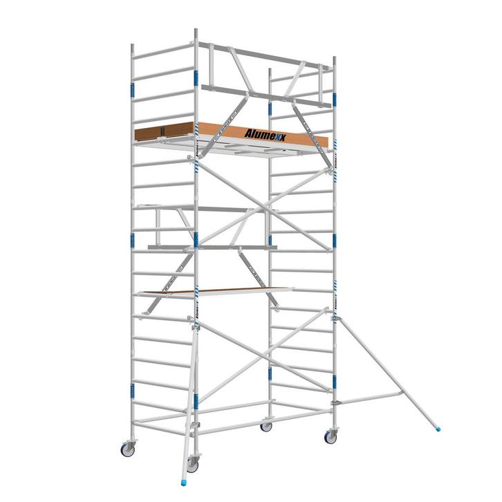 ALX rolsteiger 135 x 6.2m WH met AGS voorloopleuning, Doe-het-zelf en Bouw, Steigers, Verzenden