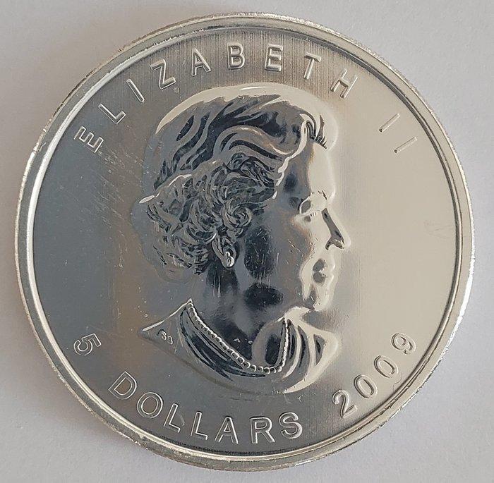 Canada. 5 Dollars 2009 Maple Leaf, 1 Oz (.999) (Zonder, Postzegels en Munten, Munten | Europa | Niet-Euromunten