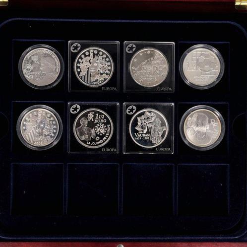 Europa. 1 1/2 Euro / 10 Euro 2002/2007 Zilveren Euro, Postzegels en Munten, Munten | Europa | Euromunten