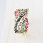 Zonder Minimumprijs - Ring - 18 karaat Geel goud - 1.41ct., Handtassen en Accessoires, Ringen, Nieuw
