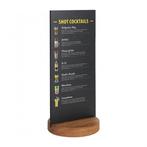 Tafelkrijtbord Noir Rond | Displaywinkel.be, Etalage, Verzenden, Nieuw in verpakking