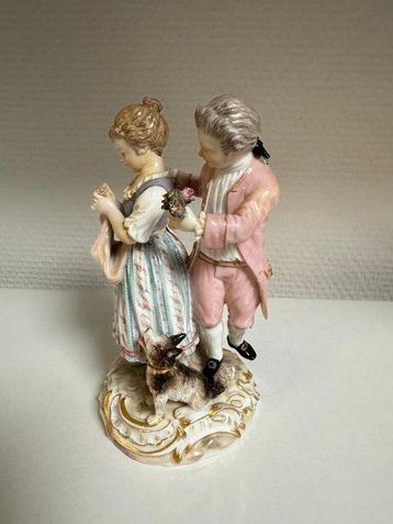 Meissen - Figuur - Die Hartnäckige 1894 in Rokoko-Tracht