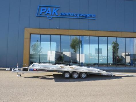 Brian James T6 Autotransporter met oprijplaten en kantelbaar, Auto diversen, Aanhangers en Bagagewagens, Nieuw, Ophalen of Verzenden