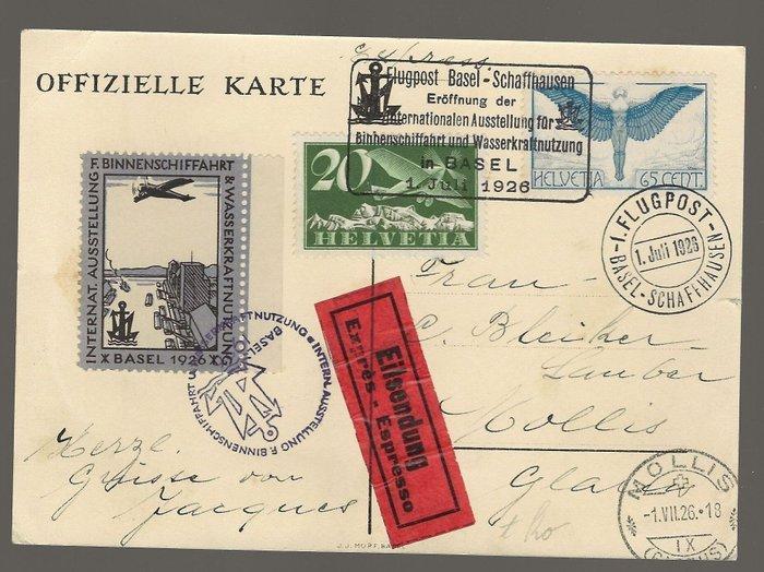 Suisse 1924/1926 - Histoire de laviation postale suisse, Postzegels en Munten, Postzegels | Europa | België