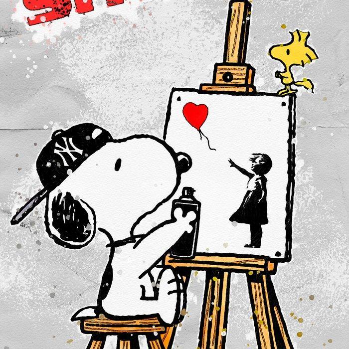 SKE - Graffiti Beagle, Antiek en Kunst, Kunst | Designobjecten