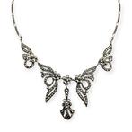 Zonder minimumprijs - Ketting met hanger Zilver - Art Deco