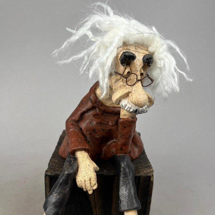 Anna Em - No reserve - Albert Einstein, Antiquités & Art, Art | Objets design