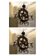 Kroonluchter (2) - Smeedijzer - Een paar kroonluchters