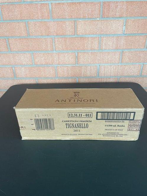 2011 Marchesi Antinori, Tignanello - Toscane IGT - 1 Magnum, Verzamelen, Wijnen